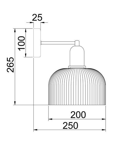 VINTAJ4W Interior Wall Light 4W Brass - VINTAJ4WVINTAJ4W