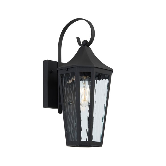 MARQUES EX-BK - MARQUES EXTERIOR WALL LIGHT - BLACK