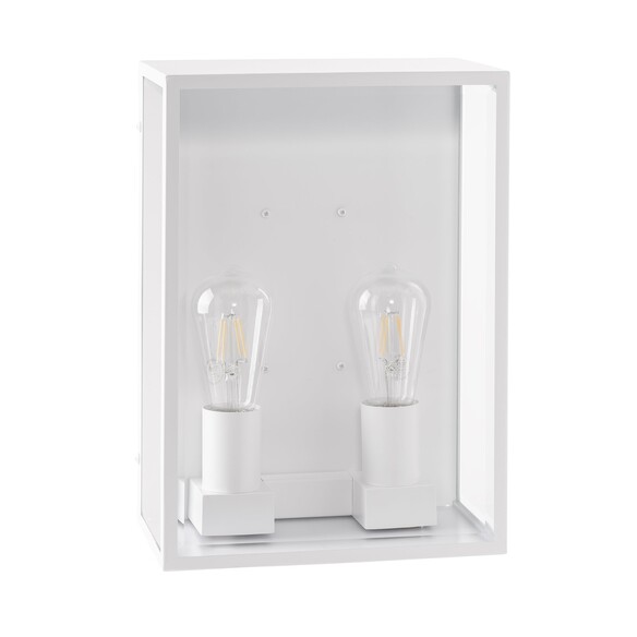 HV36592W-WHT - HV36592W-White - Bayside 316 Stainless Steel White 2 Light Wall Light