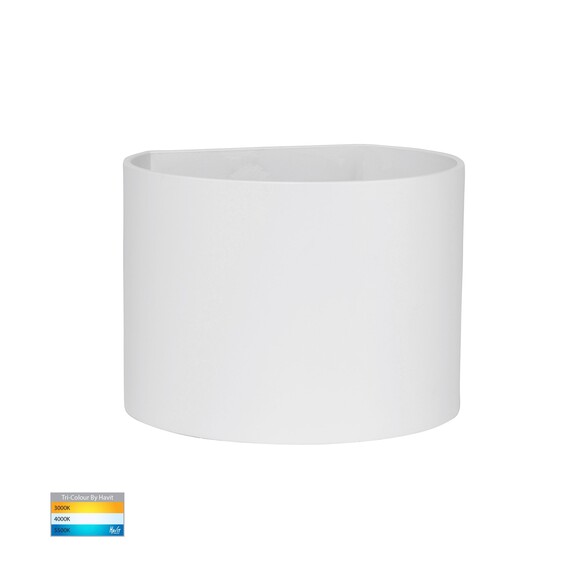 HV3658T-WHT-RND-12V - HV3658T-White-Round | HV3658T-White-Round-12V - Versa White Round Up & Down Wall Light