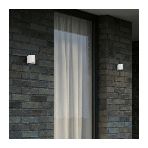 MIRO EX1-WH - MIRO 1 EXTERIOR WALL LIGHT - WHITEMIRO EX1-WH