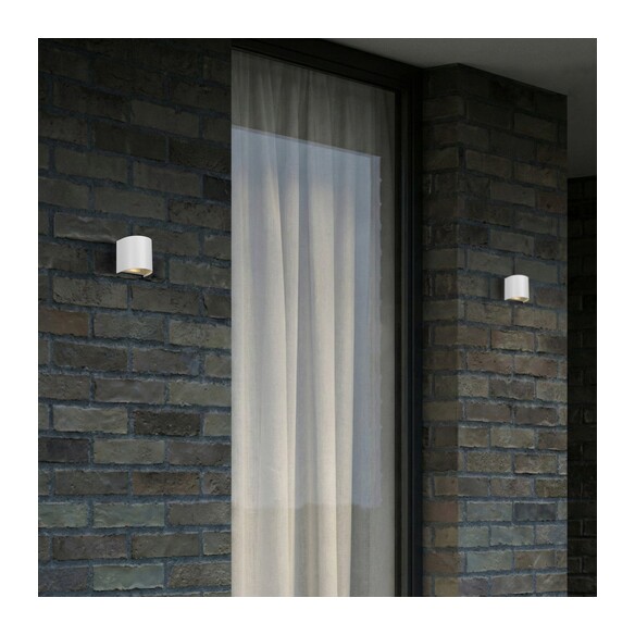 MIRO EX1-WH - MIRO 1 EXTERIOR WALL LIGHT - WHITEMIRO EX1-WH