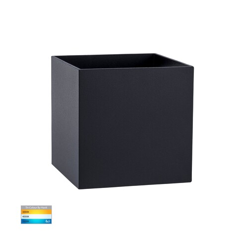 HV3658T-BLK-SQ-12V - HV3658T-Black-Square | HV3658T-Black-Square-12V - Versa Black Square Up & Down Wall Light