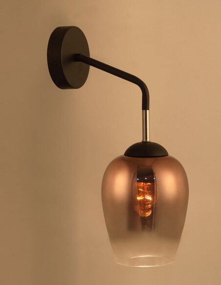 VINUM1W Interior Wall Light 1W Black - VINUM1WVINUM1W