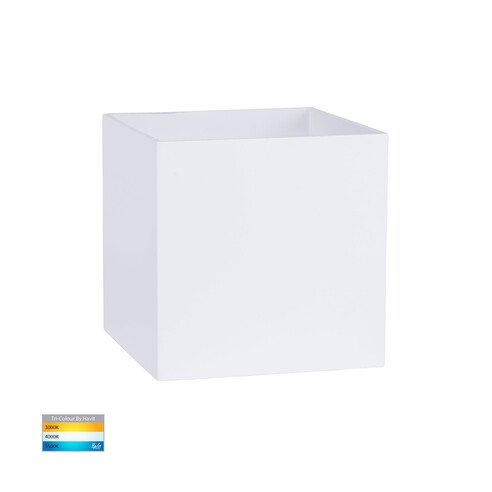 HV3658T-WHT-SQ-12V - HV3658T-White-Square | HV3658T-White-Square-12V - Versa White Square Up & Down Wall Light