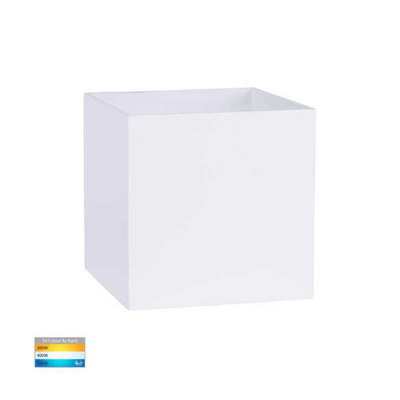 HV3658T-WHT-SQ-12V - HV3658T-White-Square | HV3658T-White-Square-12V - Versa White Square Up & Down Wall Light