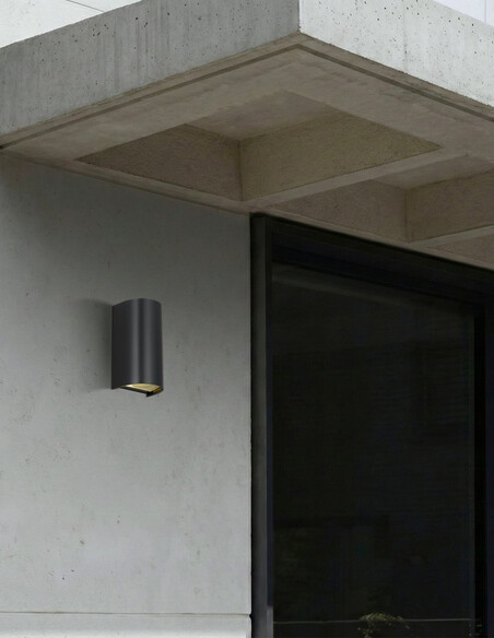Miro Exterior Wall Light 2 - MIRO EX2-GYMIRO EX2-GY