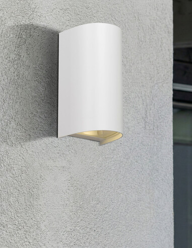 Miro Exterior Wall Light 2 White 2W - MIRO EX2-WHMIRO EX2-WH