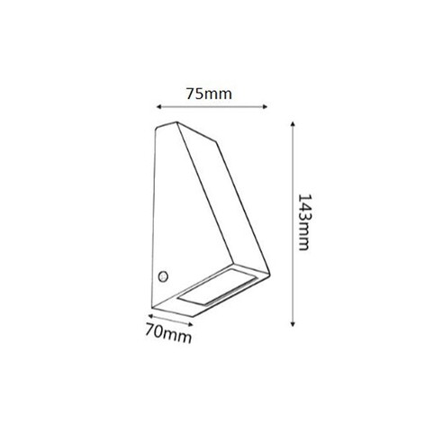 WEDGEGSS1 - WEDGE Exterior Wall Wedge Surface WEDGEGSS1