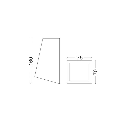 WEDGEGSS1 - WEDGE Exterior Wall Wedge Surface WEDGEGSS1