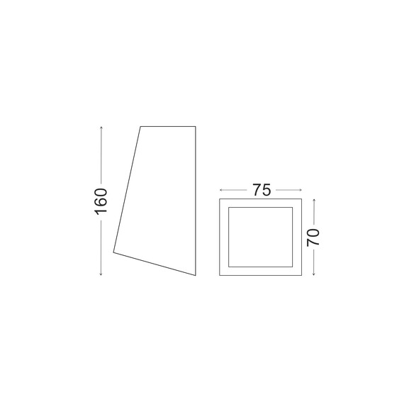 WEDGEGSS1 - WEDGE Exterior Wall Wedge Surface WEDGEGSS1