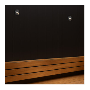 MUSAN RD.24-BK - Round Step Wall Light - BlackMUSAN RD.24-BK 2