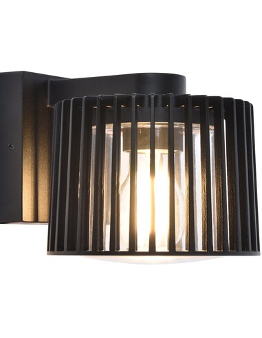 LUMO Black Wall Light - HV3694W-BLKHV3694W-BLK