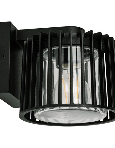 LUMO Black Wall Light - HV3694W-BLKHV3694W-BLK