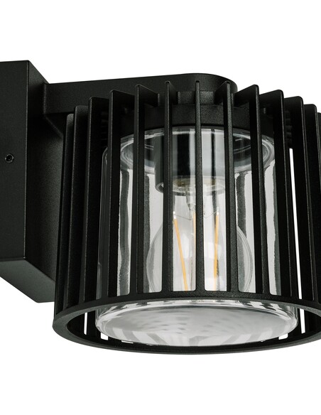 LUMO Black Wall Light - HV3694W-BLKHV3694W-BLK
