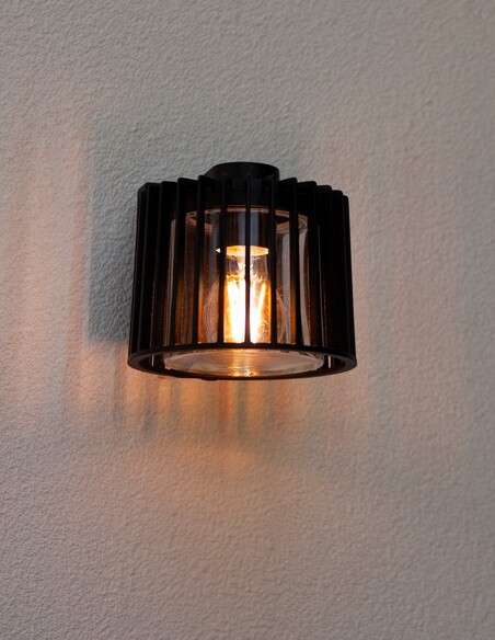 LUMO Black Wall Light - HV3694W-BLKHV3694W-BLK