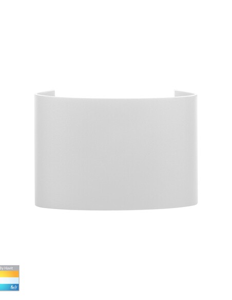 MARO Up & Down Round Wall Light White - HV3695T-WHT-12V