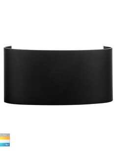 MARO Up & Down Round Wall Light Black - HV3696T-BLK-12VHV3696T-BLK-12V