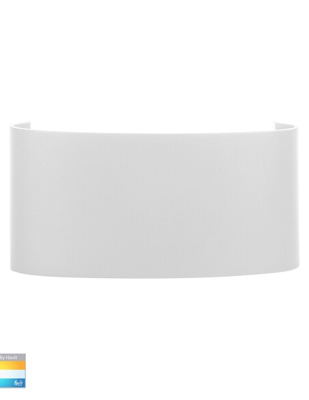 MARO Up & Down Round Wall Light White - HV3696T-WHT-12V