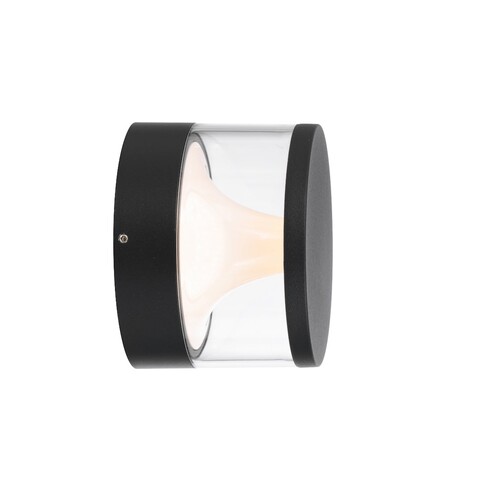 NORAL EX-BKCL - NORAL EXTERIOR WALL LIGHT - BLACK