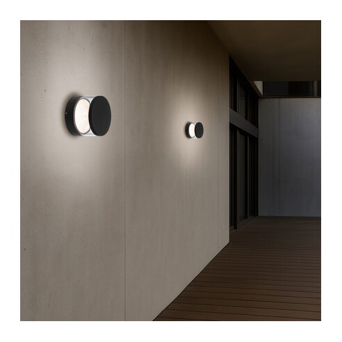 NORAL EX-BKCL - NORAL EXTERIOR WALL LIGHT - BLACKNORAL EX-BKCL