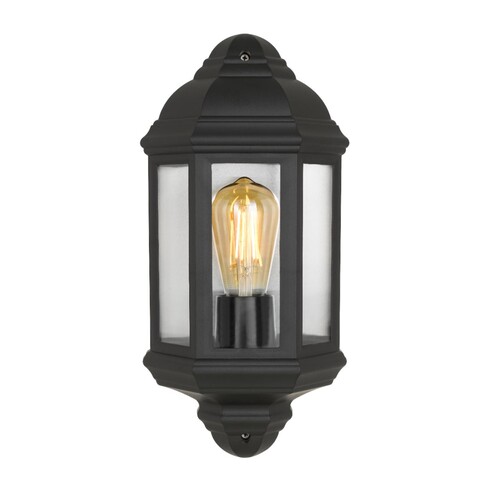 ODIN EX-BK - ODIN EXTERIOR WALL LIGHT - BLACK