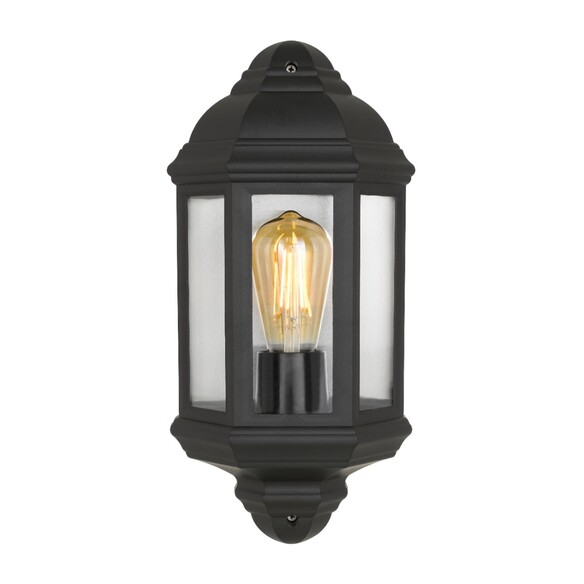 ODIN EX-BK - ODIN EXTERIOR WALL LIGHT - BLACK