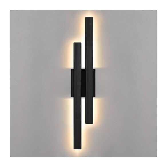 OSTEL EX2-BK - OSTEL 2 LIGHT EXTERIOR WALL LIGHT - BLACK