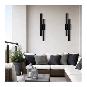 OSTEL EX2-BK - OSTEL 2 LIGHT EXTERIOR WALL LIGHT - BLACKOSTEL EX2-BK 2