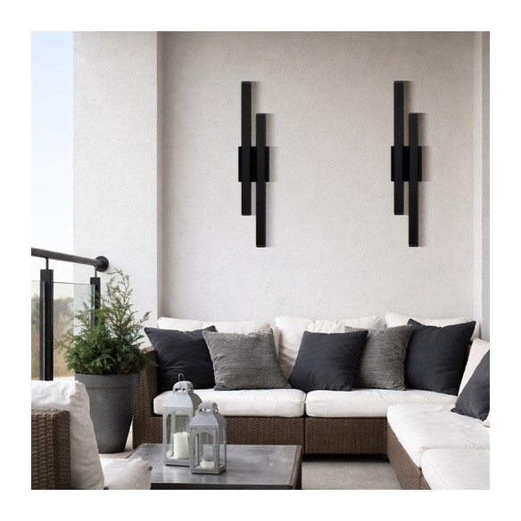OSTEL EX2-BK - OSTEL 2 LIGHT EXTERIOR WALL LIGHT OSTEL EX2-BK