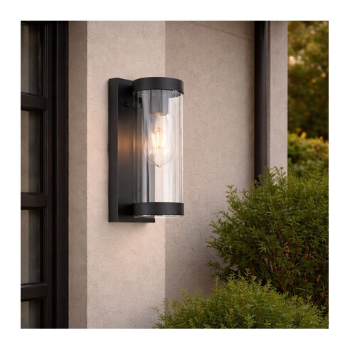 PROVO EX-BKCL - PROVO EXTERIOR WALL LIGHT - BLACKPROVO EX-BKCL
