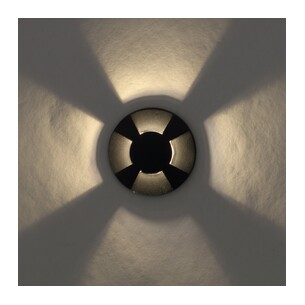 RAKER G43-BK324 - RAKER 24V INGROUND LIGHT 4WAY - BLACKRAKER G43-BK324