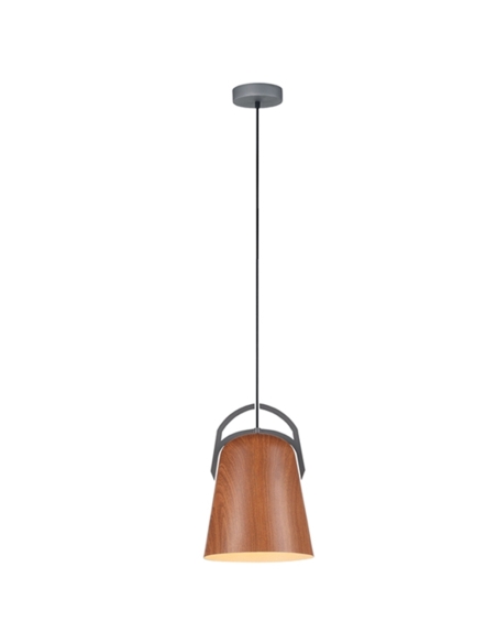 LEGNA3 - LEGNA Retro Replica Wood Ellipse Shape Pendant Lights