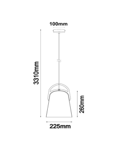 LEGNA3 - LEGNA Retro Replica Wood Ellipse Shape Pendant LEGNA3 2
