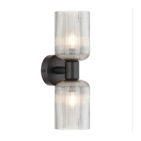 RIVEN WB2-AGCL - RIVEN 2 LIGHT WALL BRACKET - RIVEN WB2-AGCL