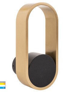 OVALE Black + Brass Indoor Wall Light - HV8080T-BLKBRHV8080T-BLKBR