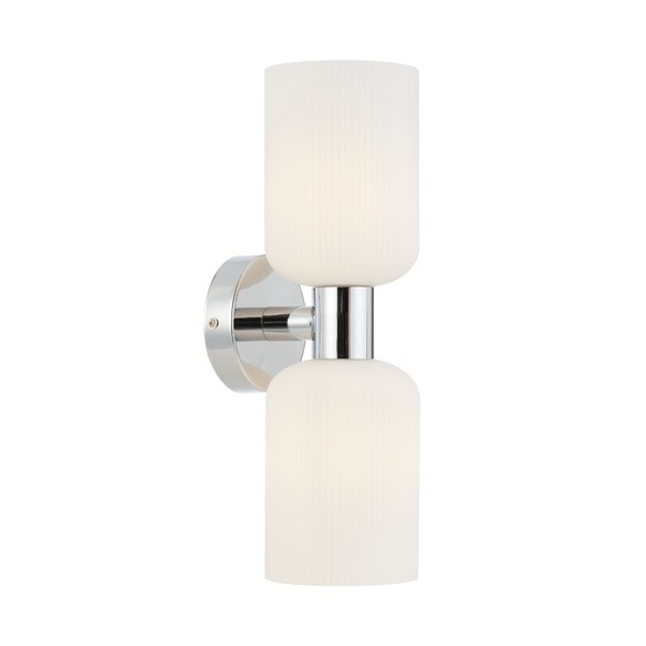 RIVEN WB2-AGCL - RIVEN 2 LIGHT WALL BRACKET - RIVEN WB2-AGCL