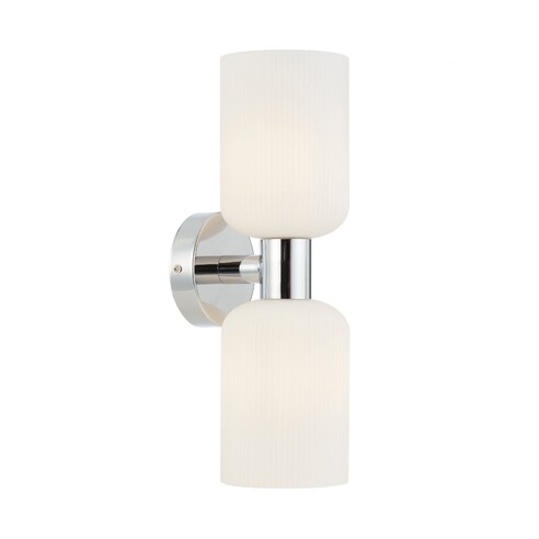RIVEN WB2-CHOM - RIVEN 2 LIGHT WALL BRACKET - RIVEN WB2-CHOM