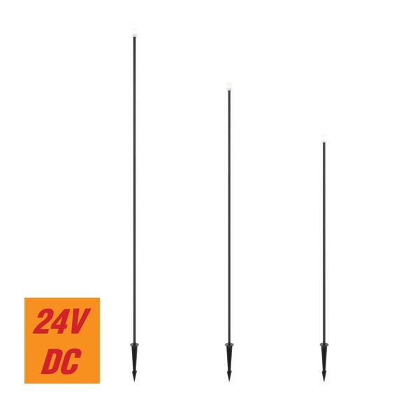 RUSH SPK1-BK324 - RUSH POST LIGHT 3PACK - BLACK