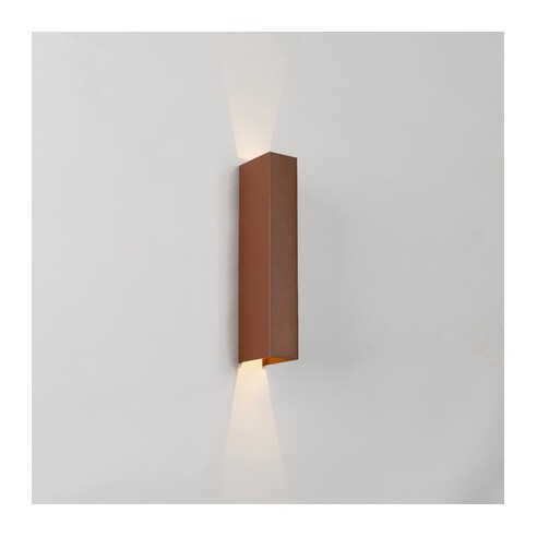 RYLAND EX2-BK - RYLAND EXTERIOR WALL LIGHT - BLACKRYLAND EX2-BK