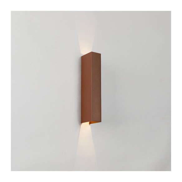 RYLAND EX2-BK - RYLAND EXTERIOR WALL LIGHT - BLACKRYLAND EX2-BK