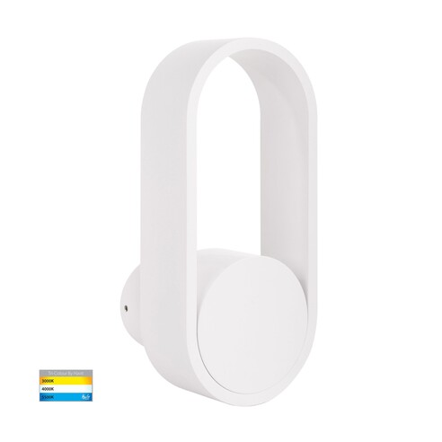 HV8080T-WHT - HV8080T-White - Ovale White Wall Light