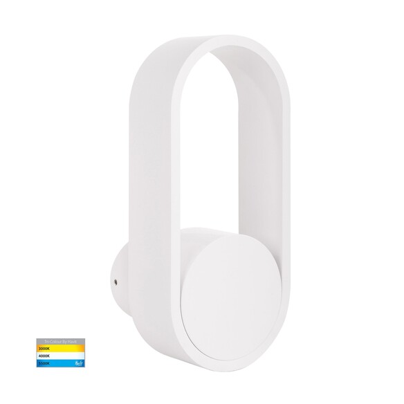 HV8080T-WHT - HV8080T-White - Ovale White Wall Light