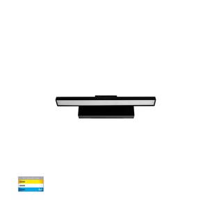 HV8101T-BLK - Vanita Black 400mm Adjustable Wall LightHV8101T-BLK