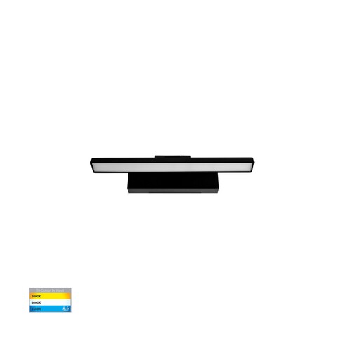 HV8101T-BLK - Vanita Black 400mm Adjustable Wall HV8101T-BLK