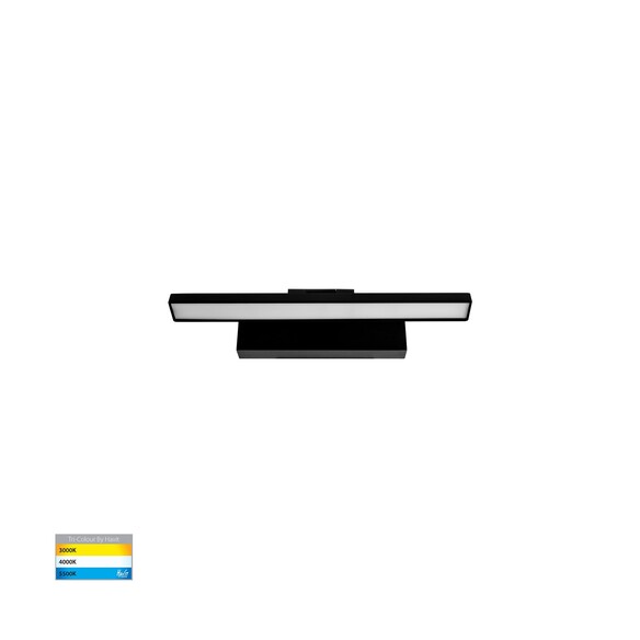HV8101T-BLK - Vanita Black 400mm Adjustable Wall Light