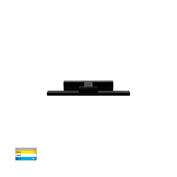 HV8101T-BLK - Vanita Black 400mm Adjustable Wall HV8101T-BLK
