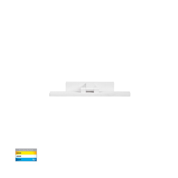 HV8101T-WHT - Vanita White 400mm Adjustable Wall HV8101T-WHT