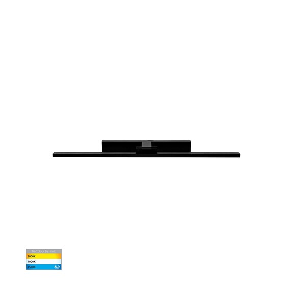 HV8103T-BLK - Vanita Black 800mm Adjustable Wall HV8103T-BLK