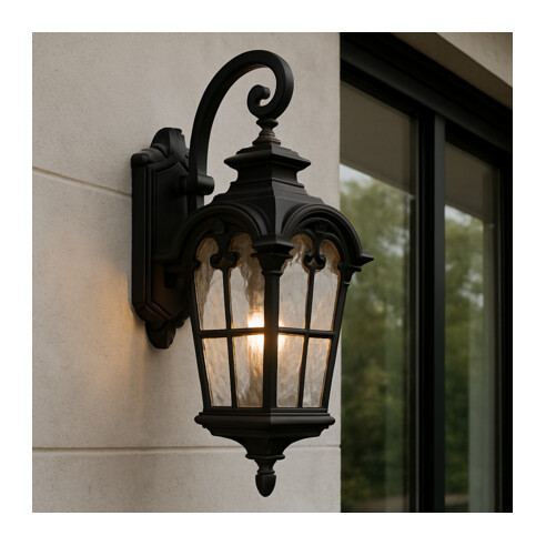 SHELTON EX-BK - SHELTON EXTERIOR WALL LIGHT - SHELTON EX-BK